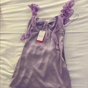 Purple beginning boutique dress